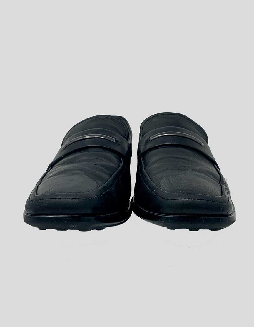 TOD's Black Loafers Men