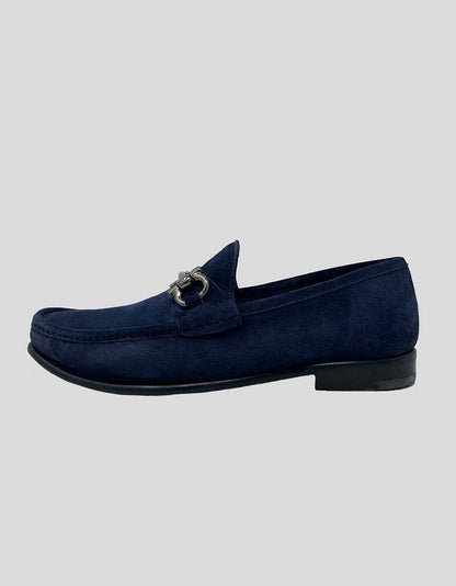 SALVATORE FERRAGAMO Suede Loafers - 10.5 D US