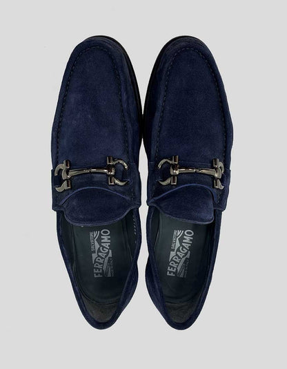 SALVATORE FERRAGAMO Suede Loafers - 10.5 D US