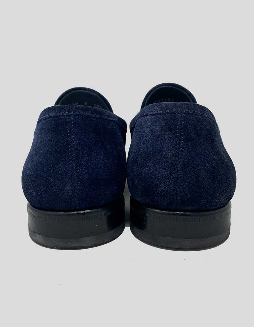 SALVATORE FERRAGAMO Suede Loafers - 10.5 D US
