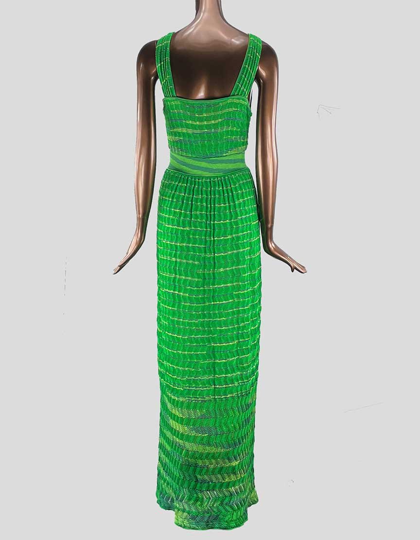 M Missoni Striped Evening Gown Small 4 US