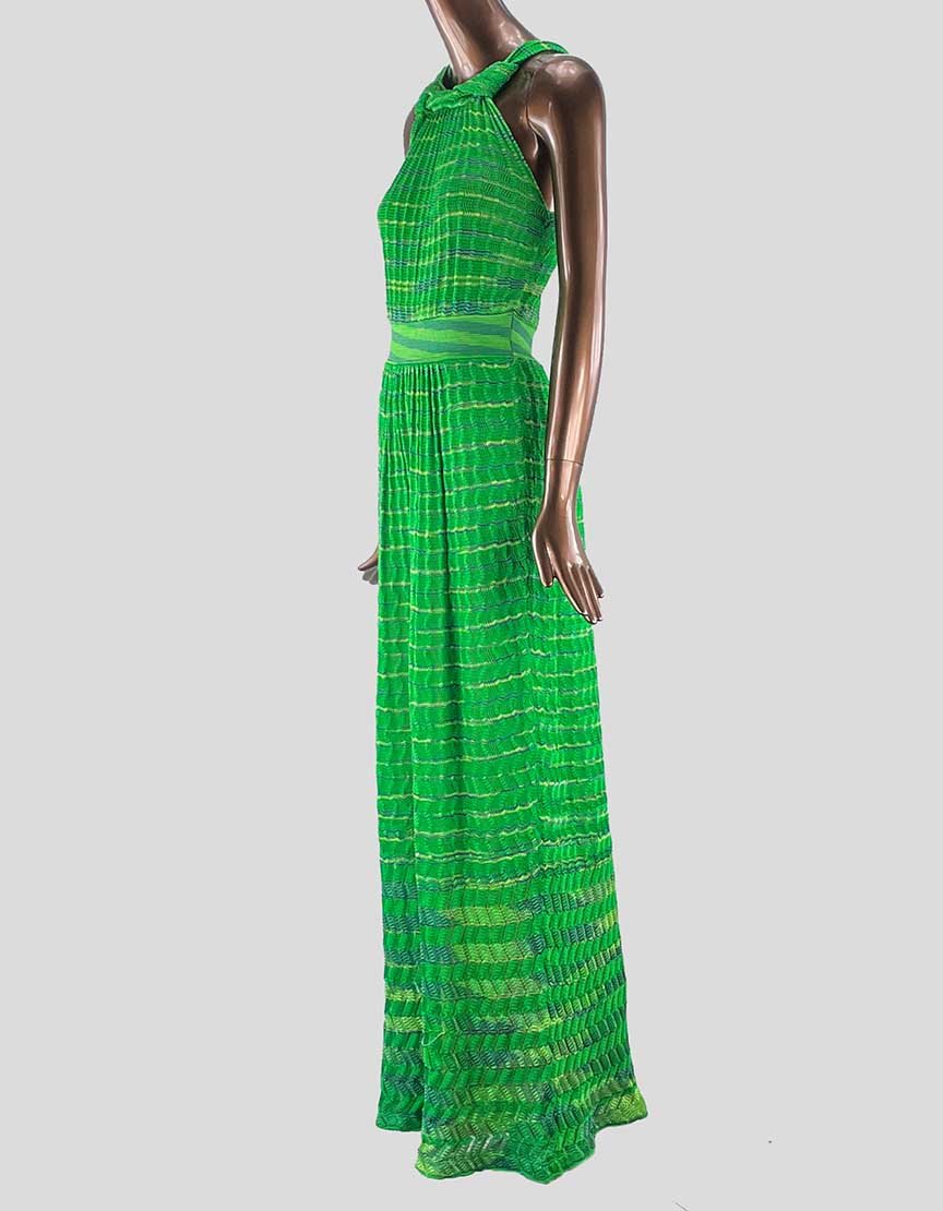 M Missoni Striped Evening Gown Small 4 US
