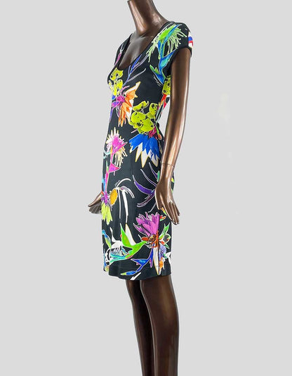 JUSt Cavalli Printed Mini Dress Size Medium
