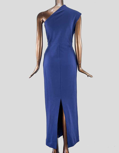 Solace London One Shoulder Evening Gown Size 8 US 40 Eu