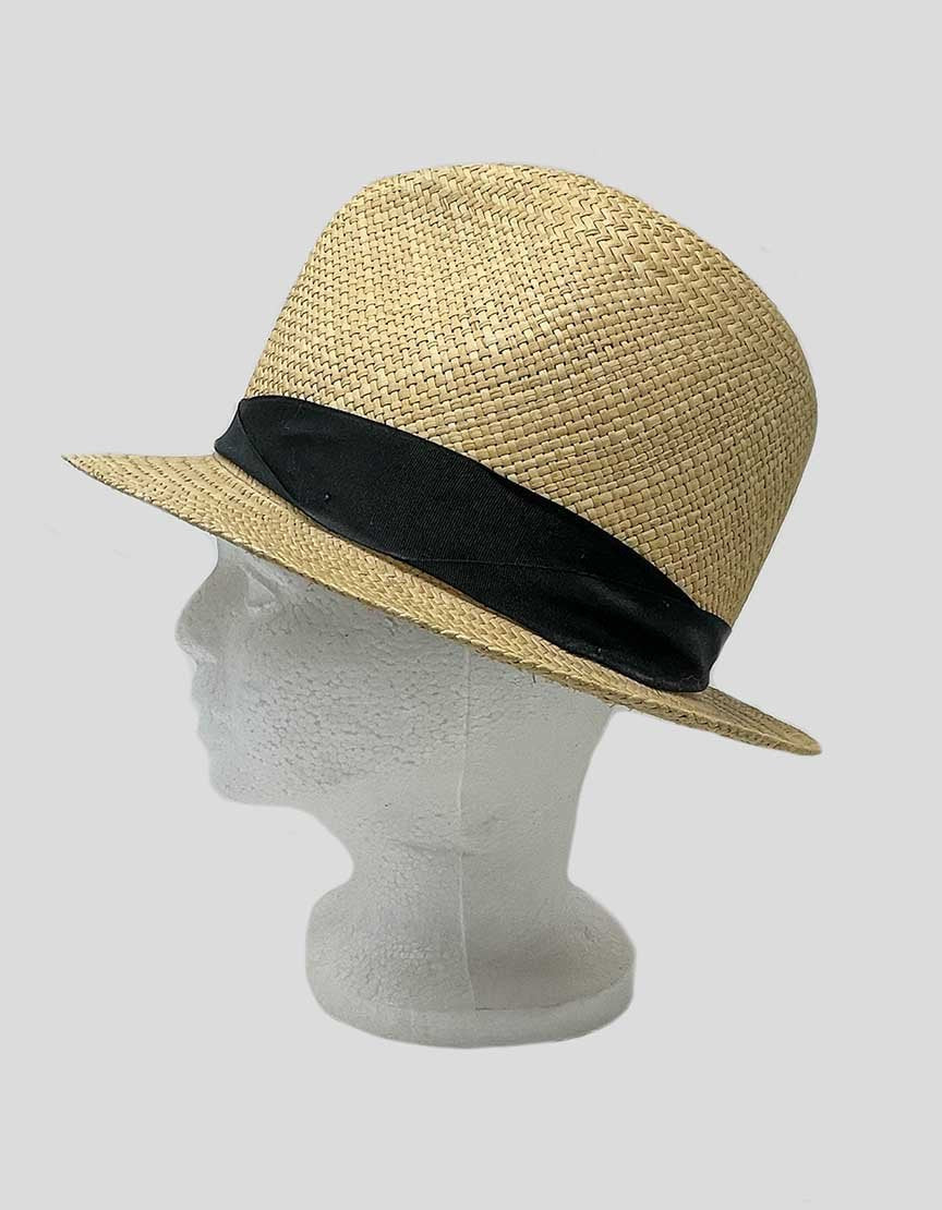 Rag Bone Women's Straw Panama Hat Medium
