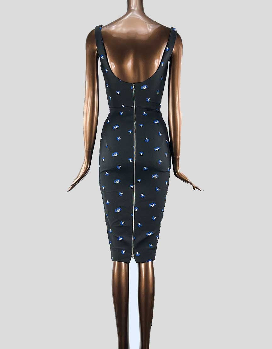 Victoria Beckham Sweetheart Neckline Midi Dress - 38 IT | 2 US