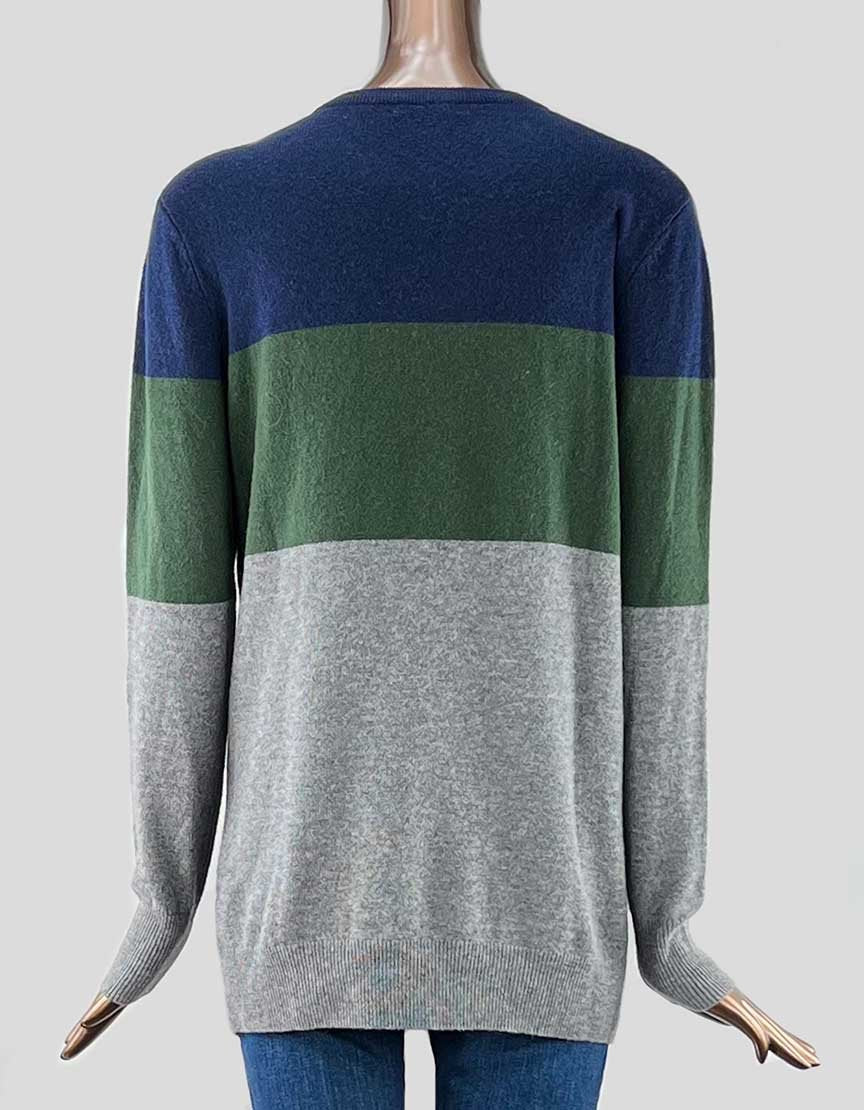 EQUIPMENT Striped Cashmere Sweater - Small