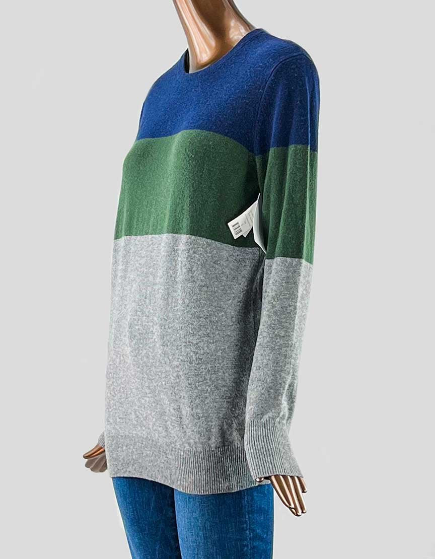 EQUIPMENT Striped Cashmere Sweater - Small