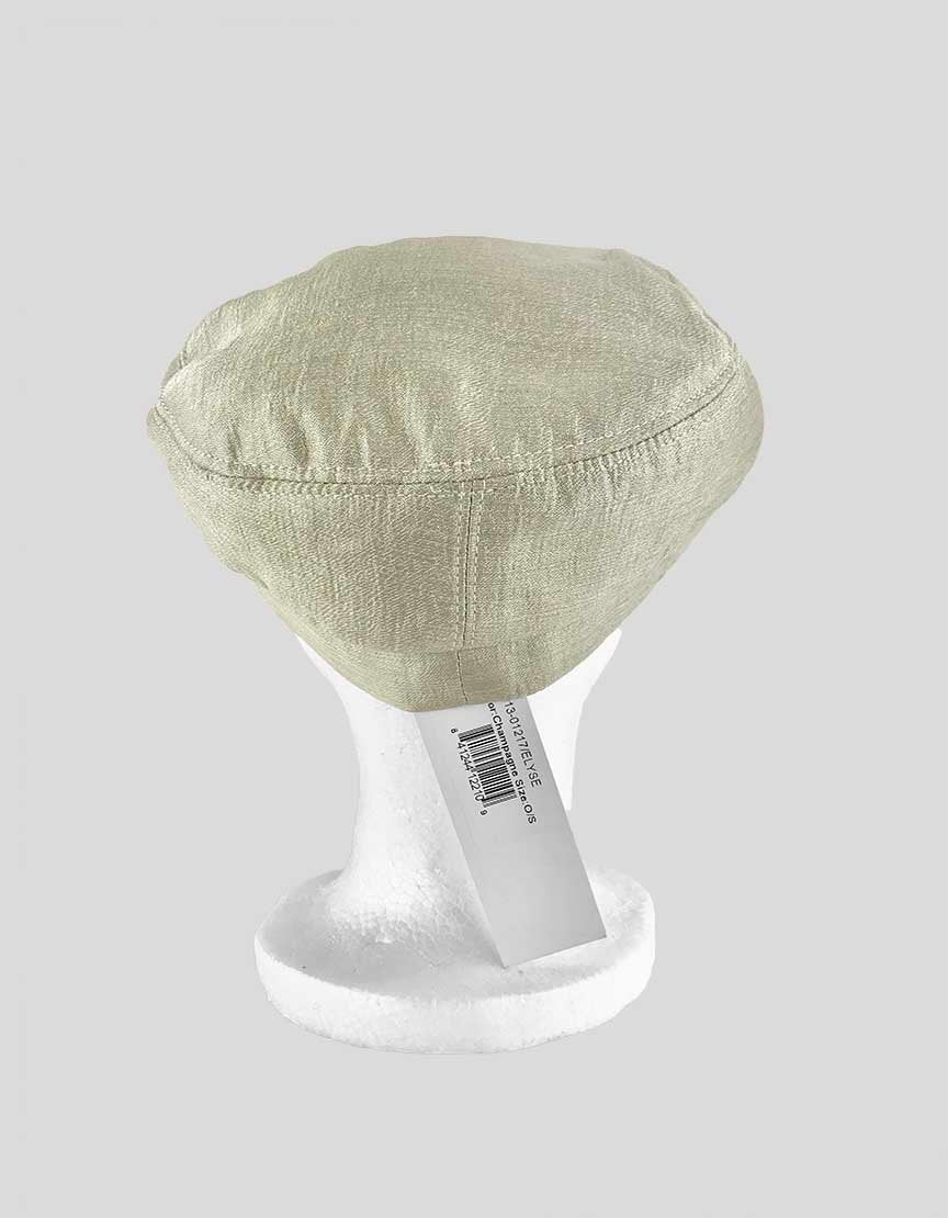Eugenia Kim Elyse Champagne Hat With Bead Detail Size 0 S