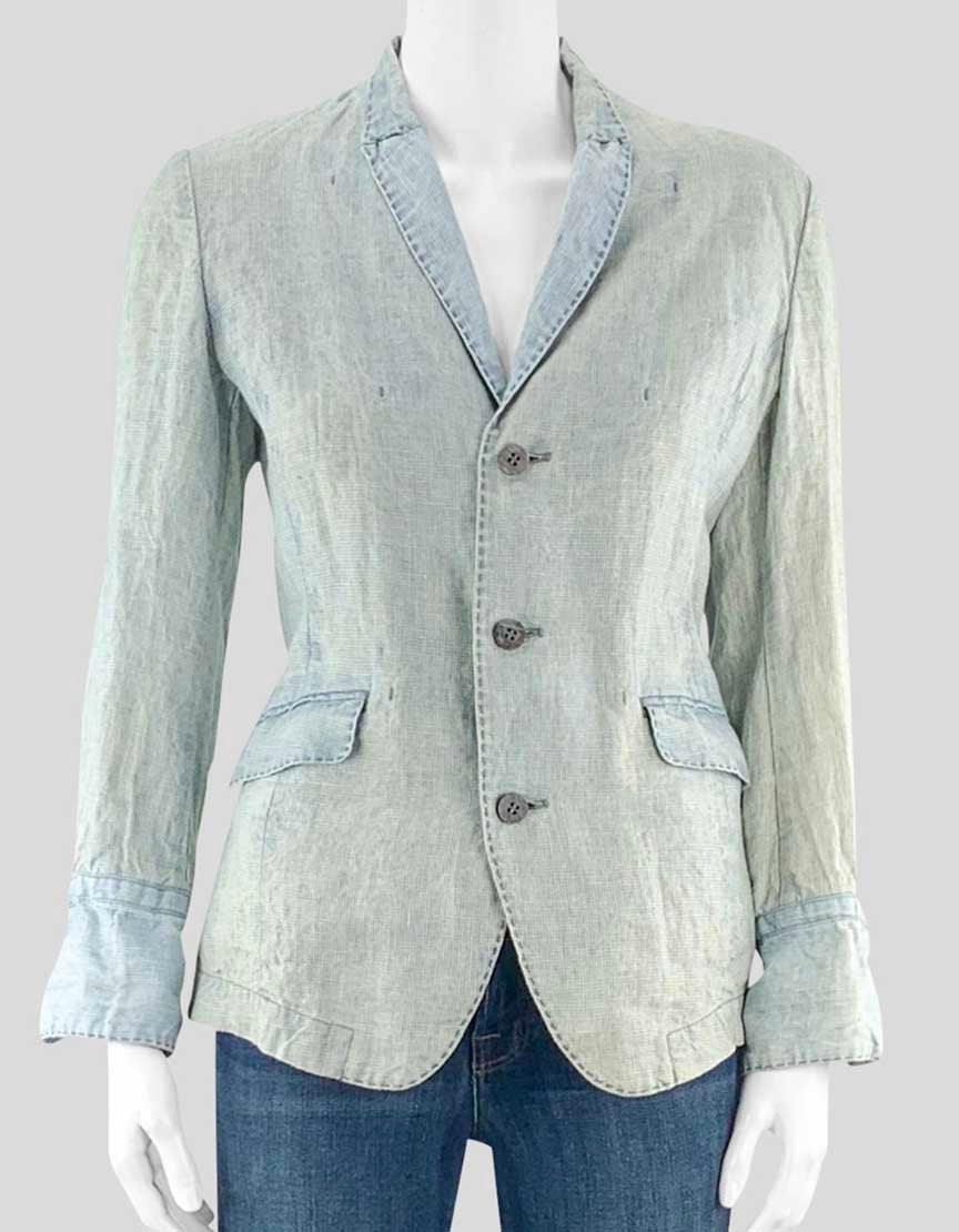 Pas De Calais Light Blue Blazer 2US 34Fr