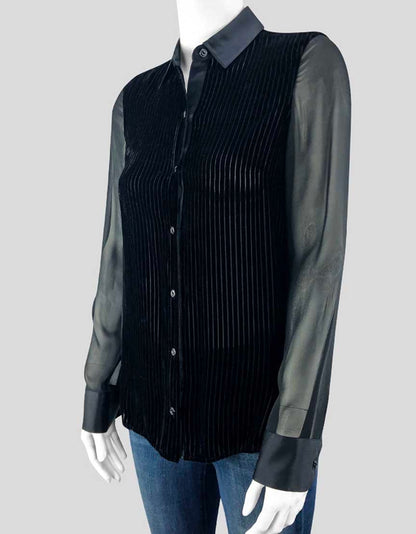 RAG & BONE Velvet Blouse - X-Small