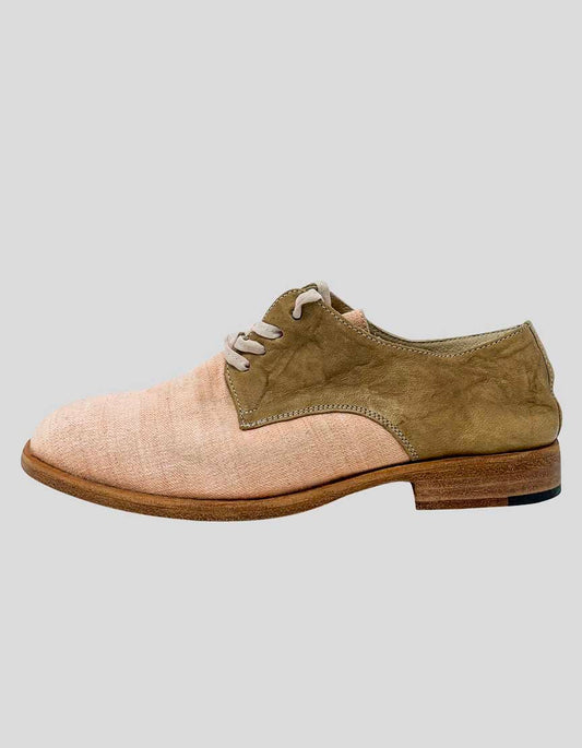 Esquivel Tan And Pink Oxfords - 7 US