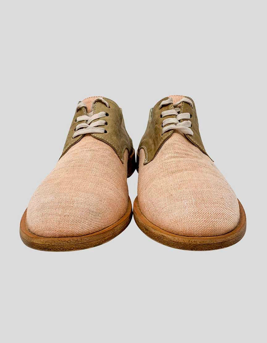 Esquivel Tan and Pink Oxfords - 7 US