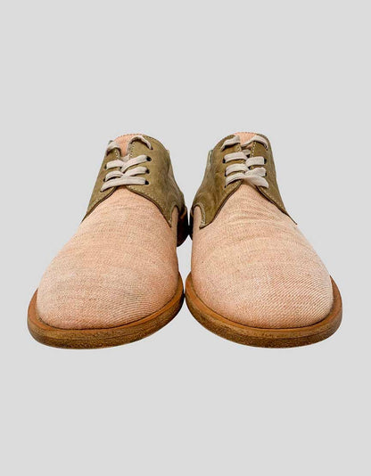 Esquivel Tan and Pink Oxfords - 7 US