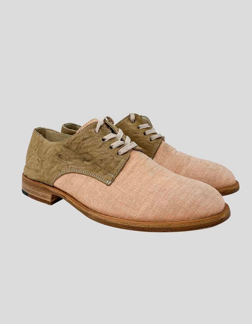 Esquivel Tan and Pink Oxfords - 7 US
