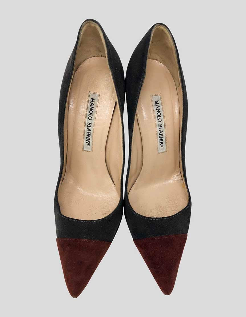 MANOLO BLAHNIK Bb Suede Pumps - 36.5 IT | 6.5 US