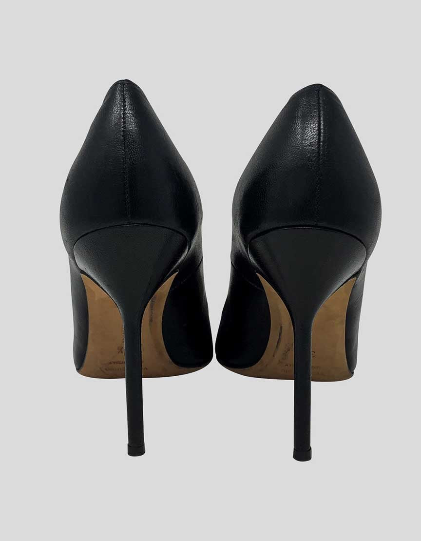 Manolo Blahnik Black Leather Pumps - 36.5 IT | 6.5 US