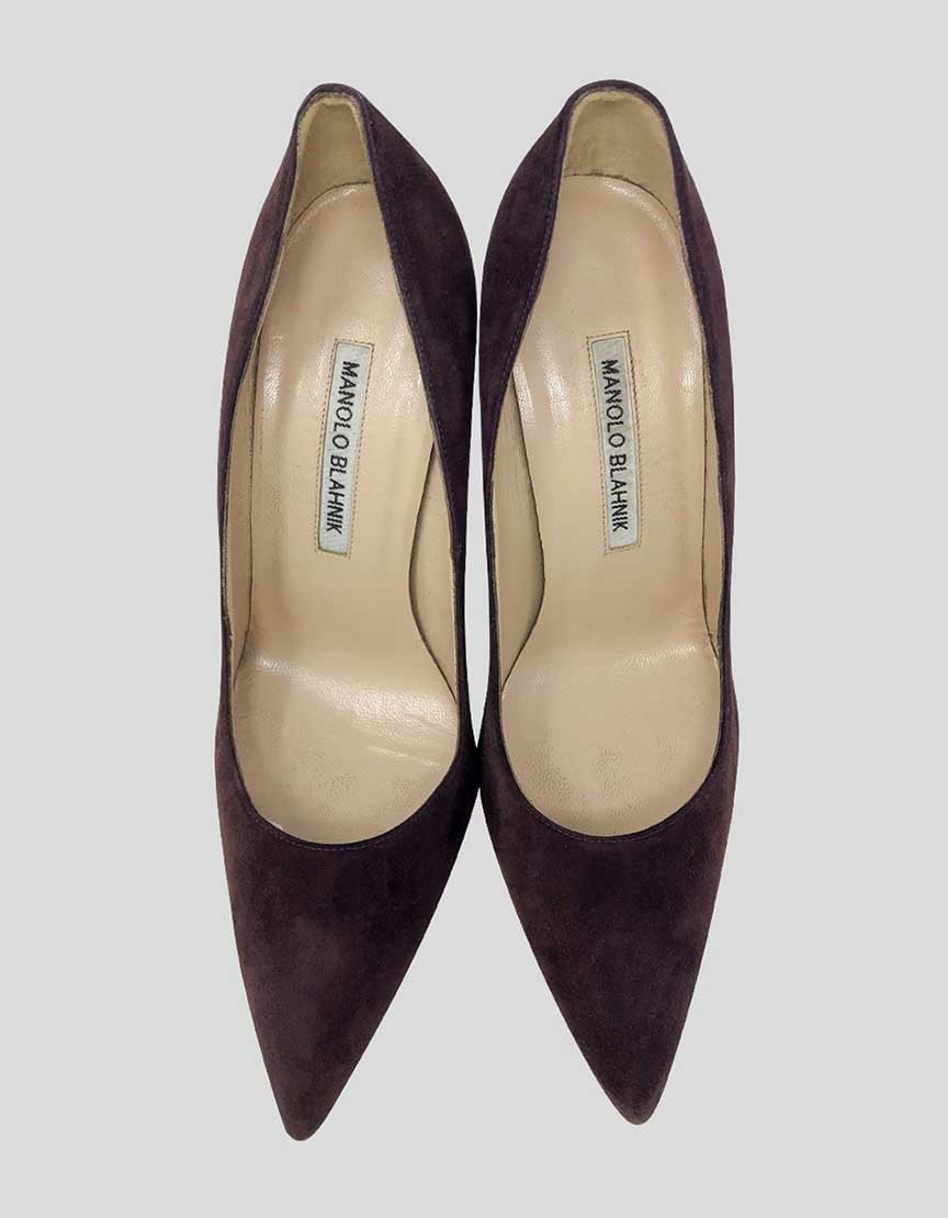 MANOLO BLAHNIK Bb Suede Pumps - 36.5 IT | 6.5 US