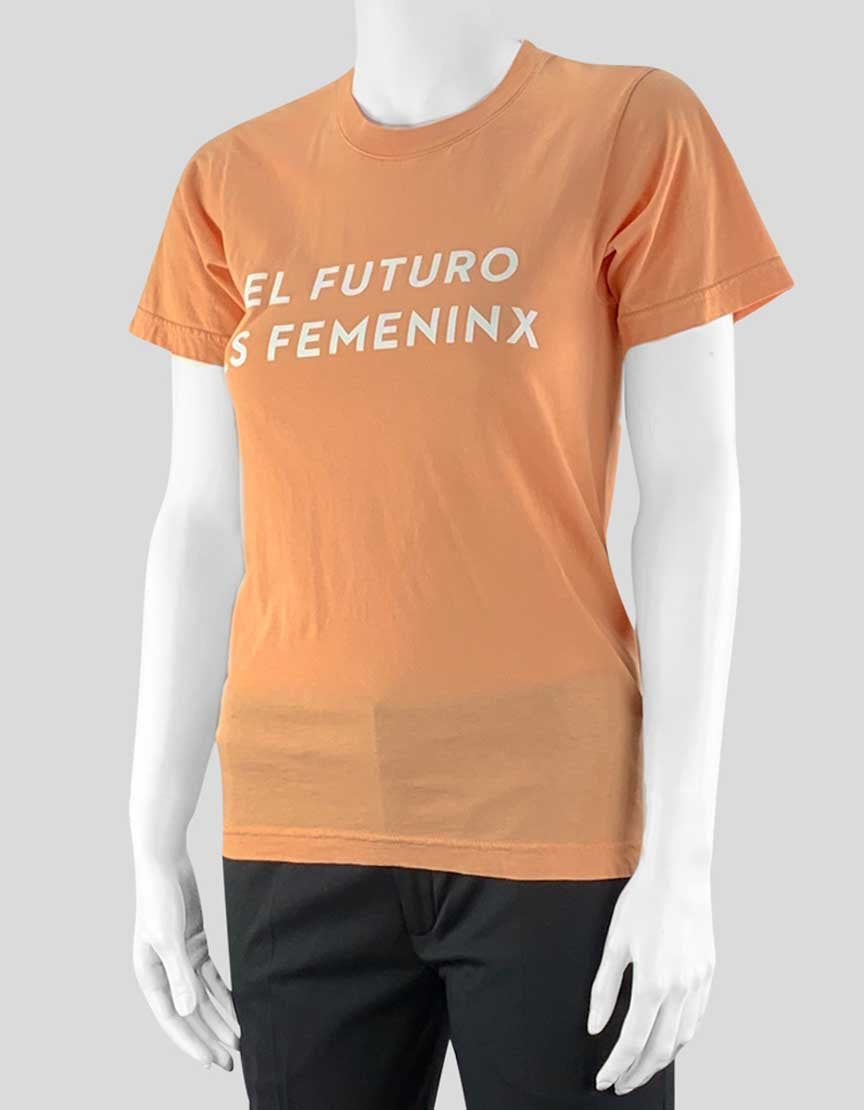 Otherwild El Futuro Es Femininx Peach T Shirt X-Small