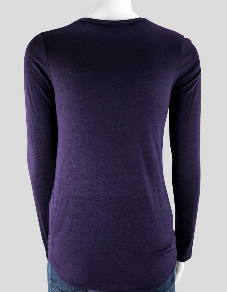 VINCE Long Sleeve Scoop Neck T-Shirt - X-Small