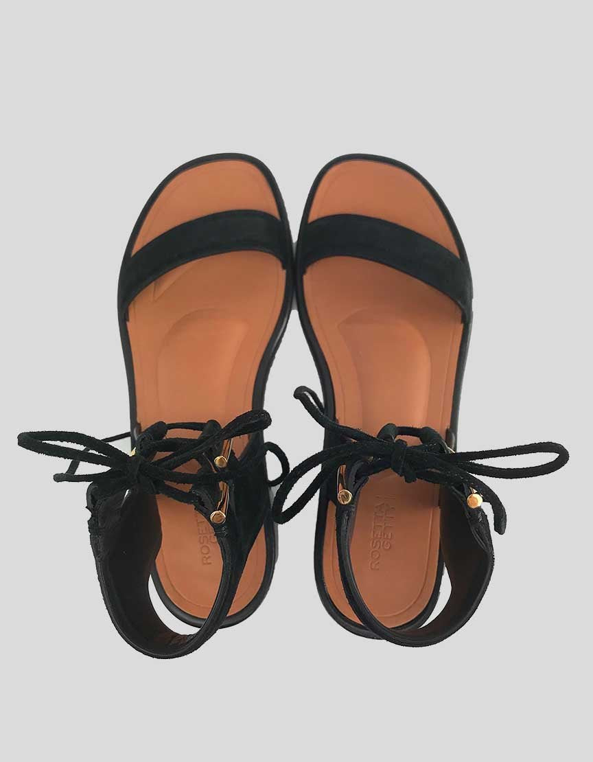 ROSETTA GETTY Lace Up Sandal w/ Tags - 38 IT | 8 US