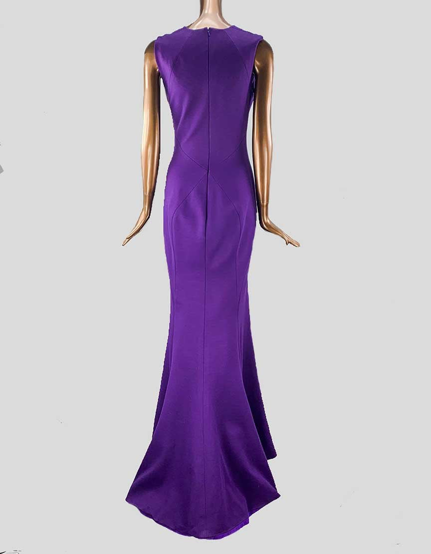 Zac Posen Purple Gown - 4 US