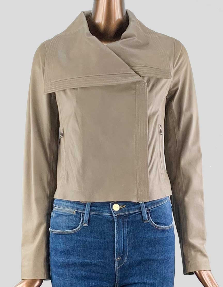 VINCE Biker Leather Jacket for women - Small