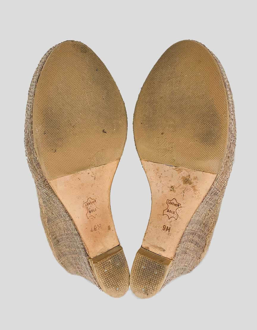 TORY BURCH Raffia Wedges - 9 US