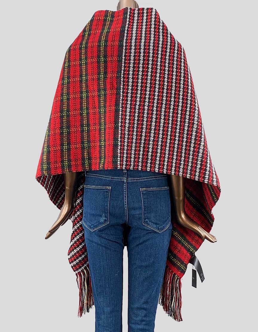 Maje Red Scarf Wrap
