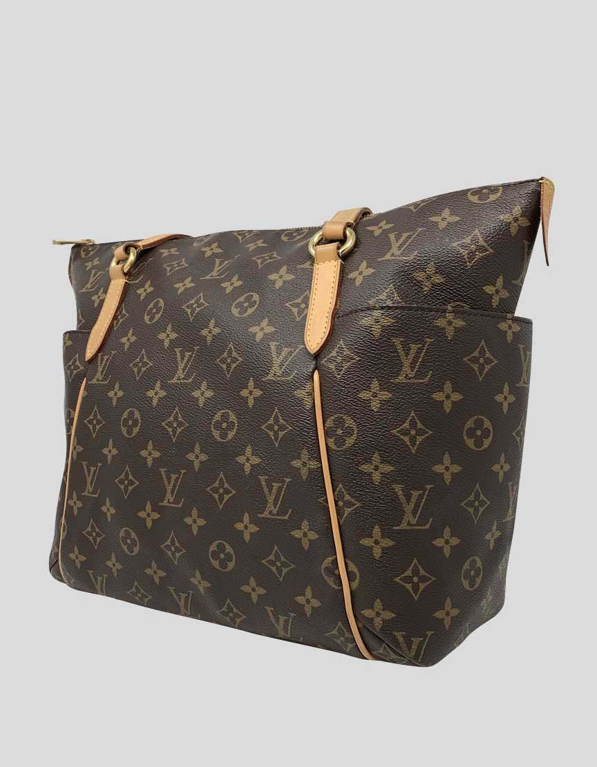 Louis+Vuitton+Totally+Shoulder+Bag+PM+Brown+Leather for sale