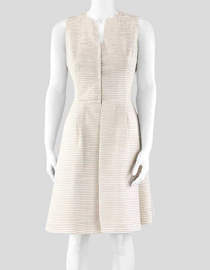 Akris Cream Sleeveless Dress 6US