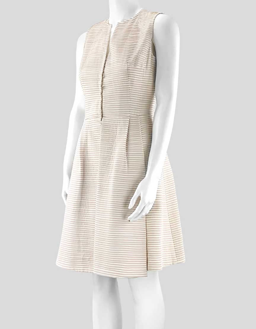 Akris Cream Sleeveless Dress 6US