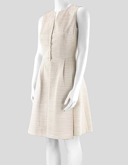 Akris Cream Sleeveless Dress 6US