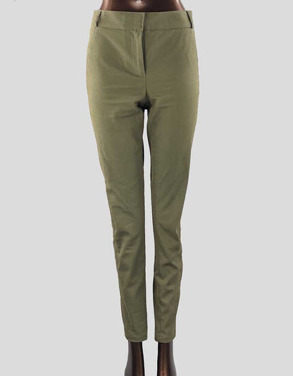 Veronica Beard Skinny Leg Pants In Olive Green Size 6 US
