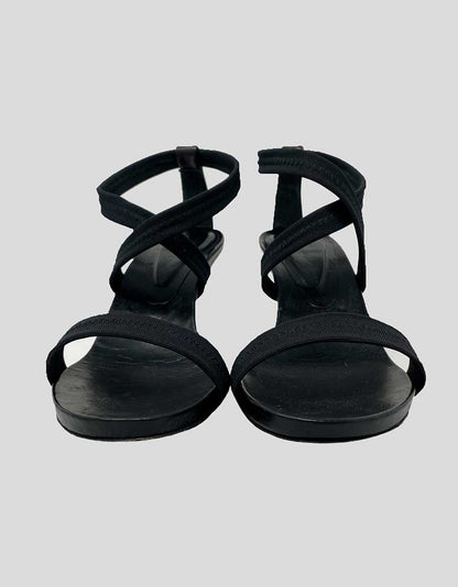 Donald J Pliner Black Open Toe Sandals