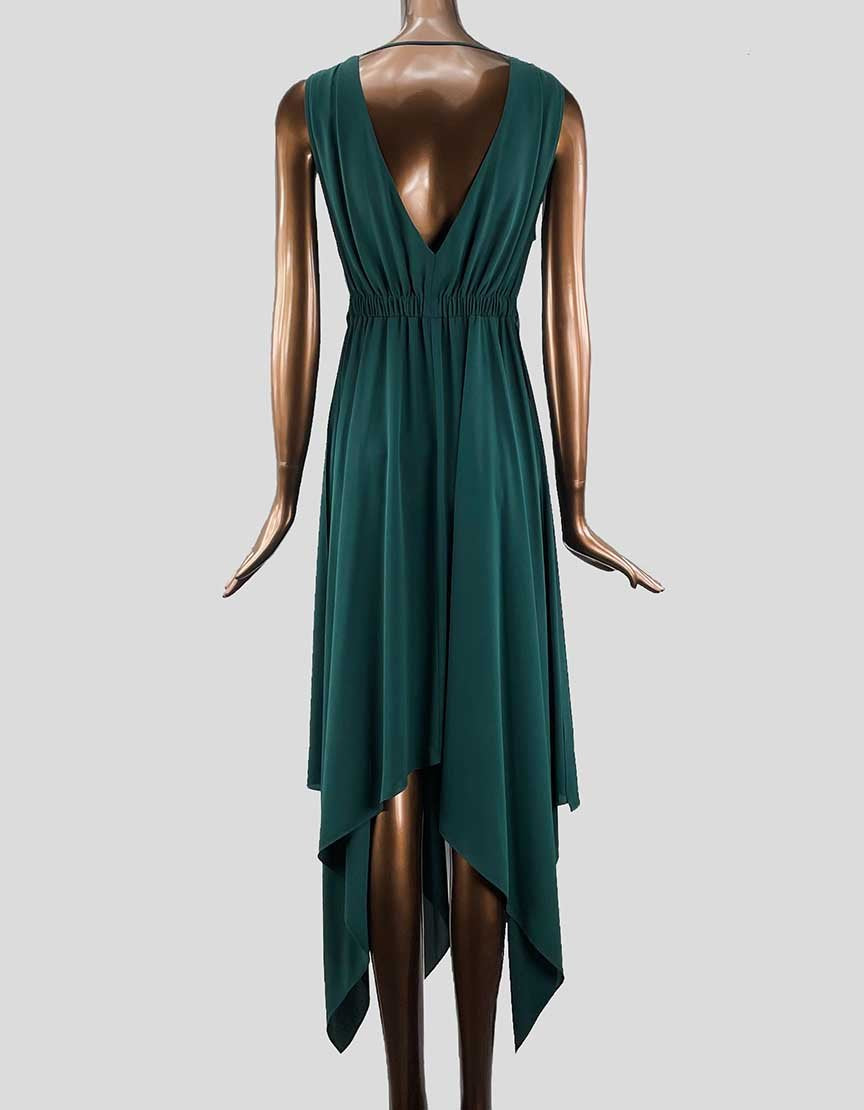 BCBGmaxazria Hankerchief Dress Green - Medium