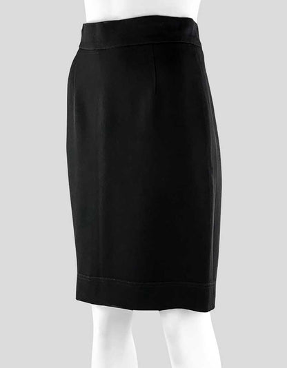 Moschino Cheap Chic Black Skirt 44 It 10 US