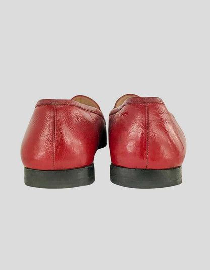 SALVATORE FERRAGAMO Square Toe Loafers - 9 US