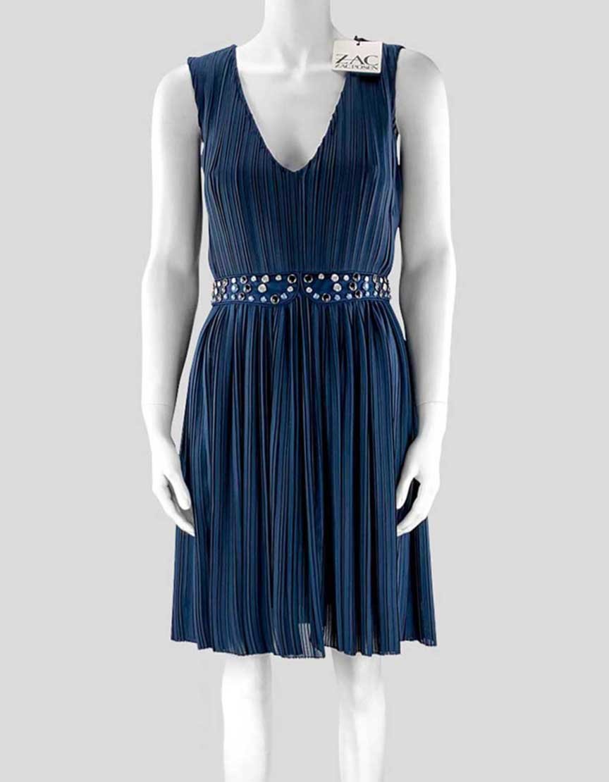 Zac Zac Posen Blue Dress 4 US