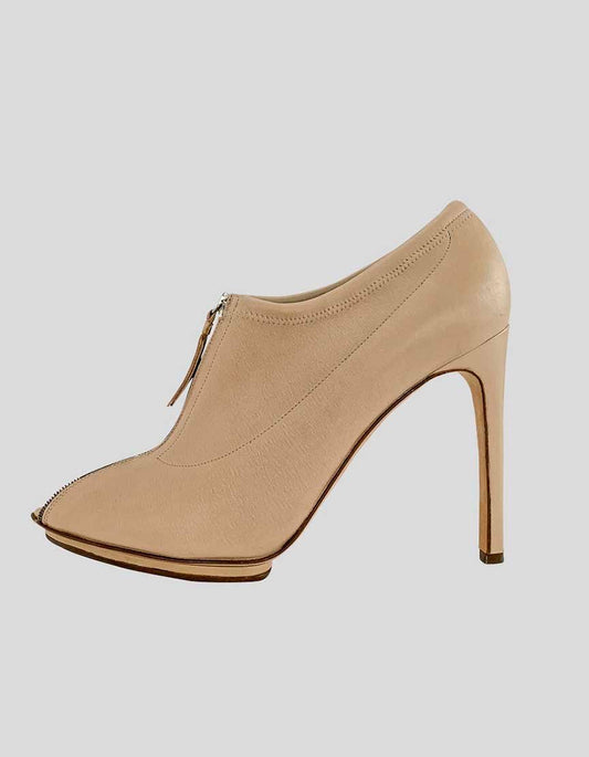 SAINT LAURENT Open Toe Bootie - 38.5 IT | 8.5 US