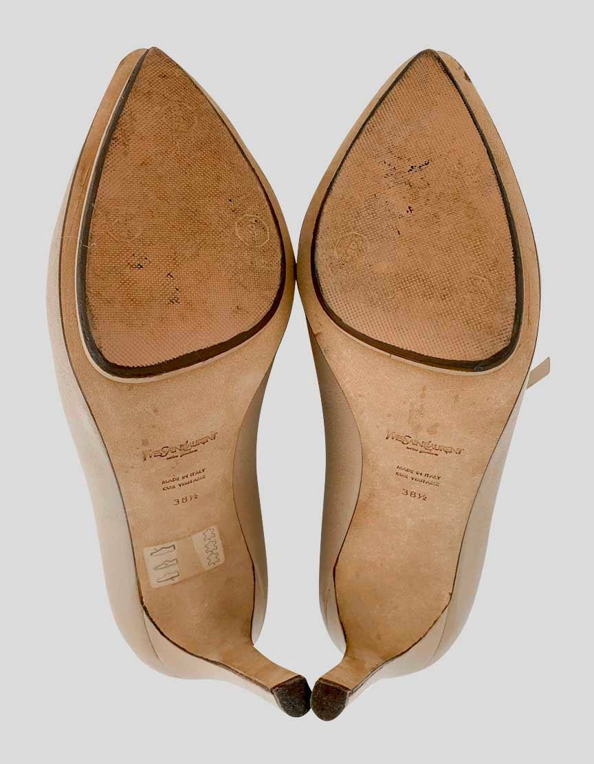 SAINT LAURENT Open Toe Bootie - 38.5 IT | 8.5 US