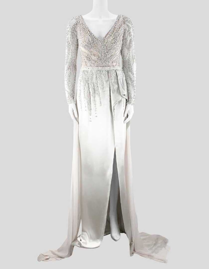 Mark Zannino Modern Wedding Dress - Approx 4 US