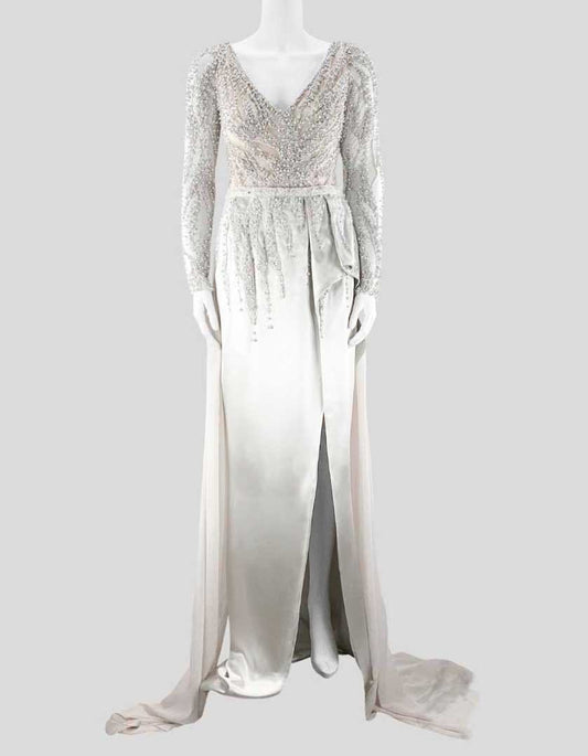 Mark Zannino Modern Wedding Dress - Approx 4 US