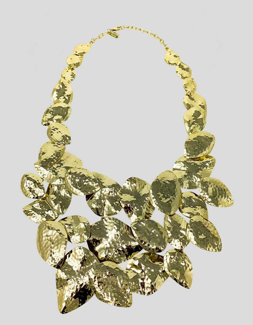 Melindamaria Gold Leaf Necklace