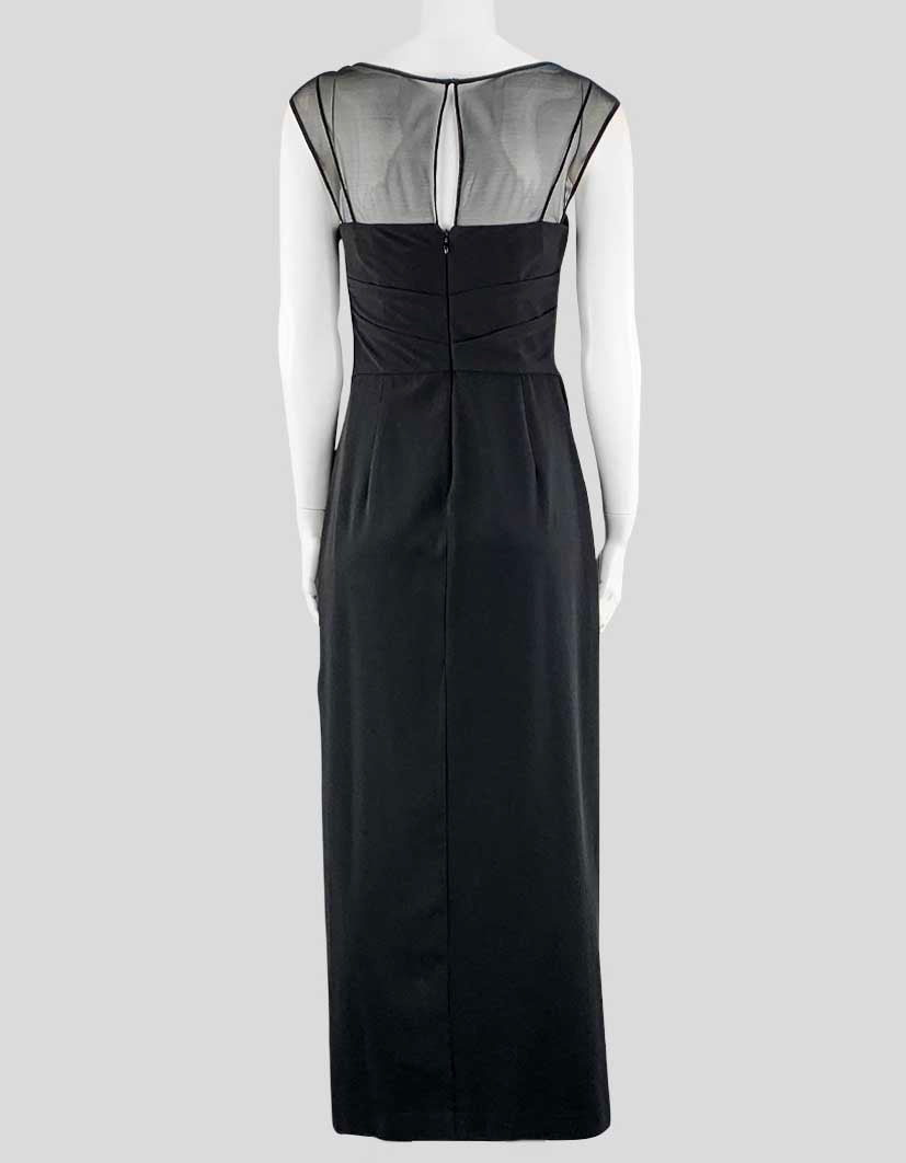 Vera Wang Black Cocktail Dress Size 4 US