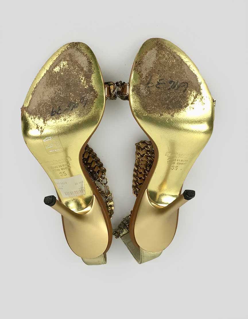 ROBERTO CAVALLI Sandals with Ankle Straps - 5 US | 35 IT