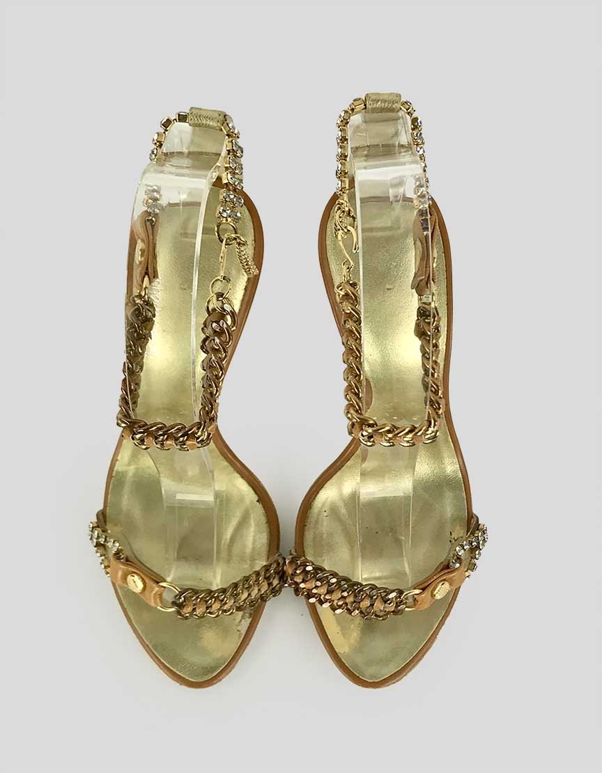 ROBERTO CAVALLI Sandals with Ankle Straps - 5 US | 35 IT