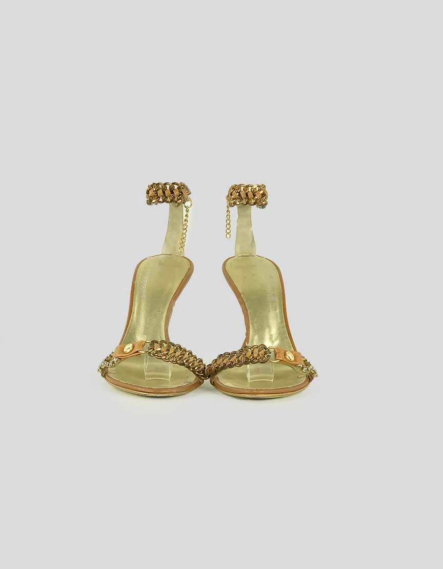 ROBERTO CAVALLI Sandals with Ankle Straps - 5 US | 35 IT