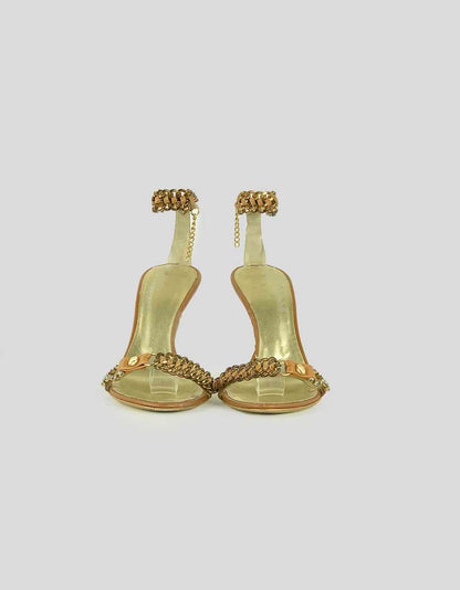 ROBERTO CAVALLI Sandals with Ankle Straps - 5 US | 35 IT