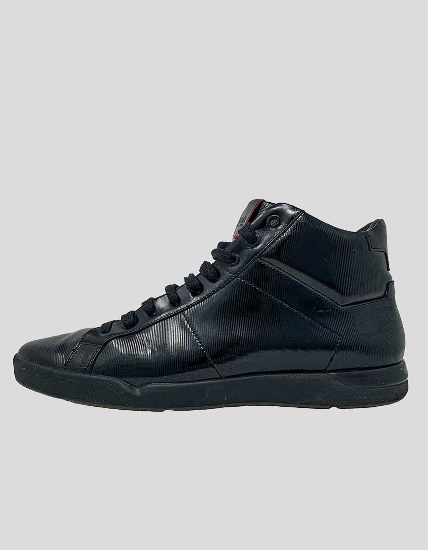 Hugo Boss Mens Black Sneakers Men 10US